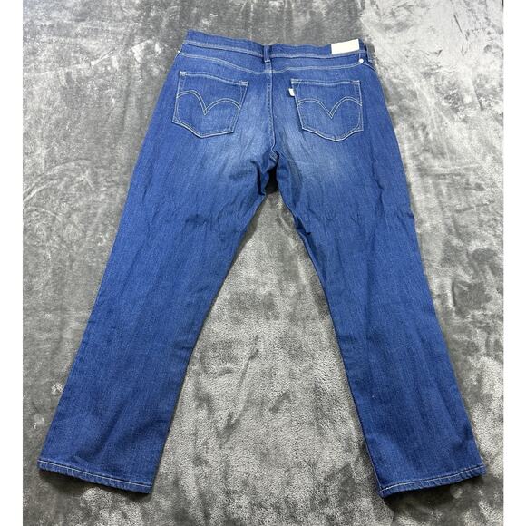 Levi's Womens Jeans 31 Blue Denim Mid Rise Skinny Leg Medium Wash Denim Pants - Picture 8 of 15